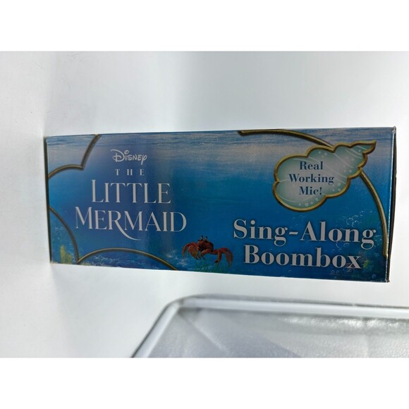 Disney The Little Mermaid Live Sing Along Boombox Real Mic Built-In Music - Picture 4 of 7